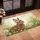 Wildflower Bunny Rabbit with Crown - Joyful Spring Home Decor Gift for Rabbit Lovers Doormat - 4