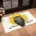 Perched Owl Yellow Circle Branch - Home Decor Gift for Owl Lovers & Bird Watchers Doormat - 4