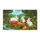 White Rabbits Garden Watermelon Pumpkin - Home Decor Gift for Wildlife Lover Doormat - 3