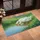 Two White Geese Water Grass Wildflower - Wildlife Lover Home Decor Gift for Bird Watcher Doormat - 4