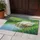 Two White Geese Water Grass Wildflower - Wildlife Lover Home Decor Gift for Bird Watcher Doormat - 5