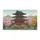 Traditional Japanese Pagoda Cherry Blossom Landscape - Home Decor Gift Doormat - 3