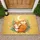 Sleeping Fox Owl Crescent Moon Stars Forest - Home Decor Gift for Wildlife Lovers Doormat - 1