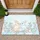 Nuzzling Bunnies Cherry Blossom Floral - Home Decor Gift for Bunny Lovers Doormat - 1