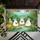 Plump White Rabbits Watermelon Tropical Stream Scene - Wildlife Lover Home Decor Gift Doormat - 6