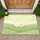 White Sheep Sleeping Green Hills Wildflowers - Home Decor Gift Doormat - 1