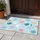 Multiple Pastel Cartoon Cats Heart Shapes - Home Decor Gift for Cat Lover Doormat - 5