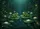 Green Frogs Lily Pads Water Lilies Fireflies Nocturnal Water Garden Home Decor Gift Doormat - 7