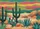Saguaro Cacti Paddle Cacti Agave Succulents Desert Flora Landscape - Home Decor Gift Doormat - 7