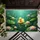 Fluffy Yellow Duckling Lily Pad Water Lily Glistening Pond - Home Decor Gift for Duck Lovers Doormat - 6