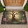 Gnarled Tree Enchanted Forest Woodland Animals - Home Decor Gift for Nature Lovers Doormat - 1