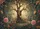 Gnarled Tree Enchanted Forest Woodland Animals - Home Decor Gift for Nature Lovers Doormat - 7
