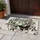 Intertwining Butterflies Botanical Branches Vines Flowers Leaves Centipede Insects - Home Decor Gift Doormat - 5