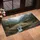 Grand Mountain Valley Waterfall Wildflower Meadow - Nature Lover Home Decor Gift Doormat - 4