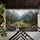 Grand Mountain Valley Waterfall Wildflower Meadow - Nature Lover Home Decor Gift Doormat - 6