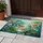 Goldfish Glass Bowl Lily Pads Aquarium - Home Decor Gift for Fish Lovers Doormat - 5