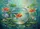 Goldfish Glass Bowl Lily Pads Aquarium - Home Decor Gift for Fish Lovers Doormat - 7