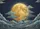 Luminous Golden Full Moon Blue Grey Swirling Clouds Night Sky Stars - Home Decor Gift Doormat - 7