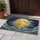 Luminous Golden Full Moon Blue Grey Swirling Clouds Night Sky Stars - Home Decor Gift Doormat - 5