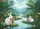 White Rabbits Watermelon Tropical Jungle - Home Decor Gift for Rabbit Lover Doormat - 7