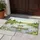 Fluffy White Ducks Pond Lily Pads Dandelions Green Hills Windmills - Nature Lover Gift Doormat - 5