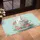 Baby Bunny Pearl Teacup Pink Roses Scrollwork - Home Decor Gift for Bunny Lover Doormat - 4