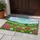 Vibrant Wildflower Meadow Rolling Hills Sky Clouds - Nature Lover Home Decor Gift Doormat - 5