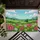 Vibrant Wildflower Meadow Rolling Hills Sky Clouds - Nature Lover Home Decor Gift Doormat - 6