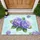 Realistic Hydrangea Water Droplets - Home Decor Gift for Garden Lover Doormat - 1