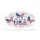 USA Flag Butterflies 4th of July Stars - Independence Day Decor Doormat - 3