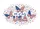 USA Flag Butterflies 4th of July Stars - Independence Day Decor Doormat - 7