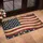 Vintage Distressed American Flag Wavy Stripes - Independence Day Gift for Veterans Doormat - 4