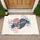 Patriotic Heart Welcome Banner - Independence Day Gift for Veterans Doormat - 1