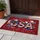 USA Flag Letters Fireworks Balloons Confetti - Independence Day Patriotic Celebration Doormat - 5