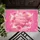 Pink Heart Happy Mother's Day Roses Blossoms White Accents - Mother's Day Gift Doormat - 6