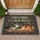 Cats Welcome Home Golden Leaves Wooden Plank - Home Decor Gift for Cat Lover Doormat - 1