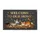 Cats Welcome Home Golden Leaves Wooden Plank - Home Decor Gift for Cat Lover Doormat - 3