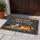 Cats Welcome Home Golden Leaves Wooden Plank - Home Decor Gift for Cat Lover Doormat - 5