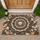 Pebble Shell Spiral Mandala Beach Stone Seashells Conch Scallops Bivalves - Home Decor Gift Doormat - 1