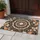 Pebble Shell Spiral Mandala Beach Stone Seashells Conch Scallops Bivalves - Home Decor Gift Doormat - 5