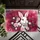 White Rabbit Rose Daisy Floral Garland - Home Decor Gift for Wildlife Lover Doormat - 6