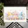 Easter Gnomes with Patterned Eggs Spring Flowers Butterflies - Easter Home Decor Doormat - 6