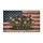 Patriotic Floral Planter American Flag Wood - Independence Day Gift for Veterans Doormat - 3