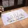 White Bunnies Easter Eggs Lavender Flowers - Easter Home Decor Gift Doormat - 4