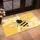 Geometric Bee Diagonal Stripe Wildlife - Home Decor Gift for Bee Lovers Doormat - 4