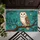 Brown White Owl Perched Tree Branch - Wildlife Lover Home Decor Gift Doormat - 6