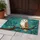 Brown White Owl Perched Tree Branch - Wildlife Lover Home Decor Gift Doormat - 5