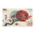Japanese Gnarled Cherry Blossom Red Teal Calligraphy - Home Decor Gift Doormat - 3