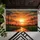 Dramatic Sunset Sky Silhouettes Utility Poles Rural Road Landscape - Home Decor Gift Doormat - 6