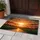 Dramatic Sunset Sky Silhouettes Utility Poles Rural Road Landscape - Home Decor Gift Doormat - 5